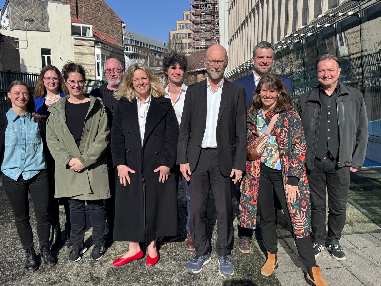 Alliance members with the European Commission's Housing Task Force, Brussels, February 2026